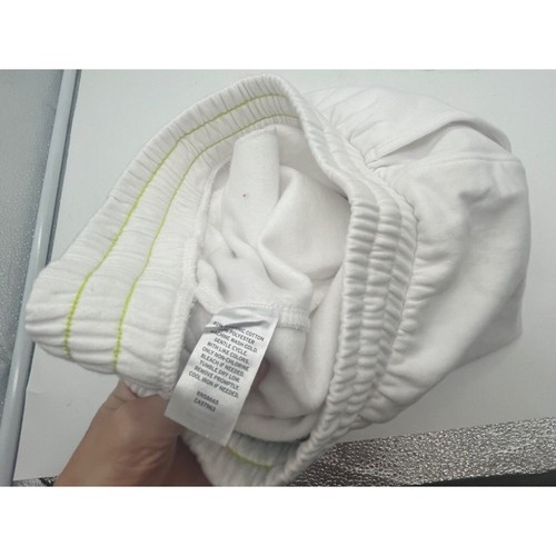 BP. + Pantalones Cortos Deportivos Wildfang Fleece en Blanco Verde Positivo, XS - Imagen 9 de 12