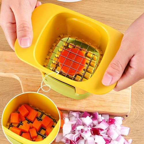 EXA 2in1 Vegetable Chopper Dicing Slitting Potato Onion Cutter Slicer Multifunct - Picture 6 of 24