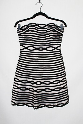 blue dress for baby girl KAREN MILLEN BLACK & WHITE FLORAL PRINT LACE TRIM SPECIAL OCCASION PEN –  Whispers Dress Agency main image 0