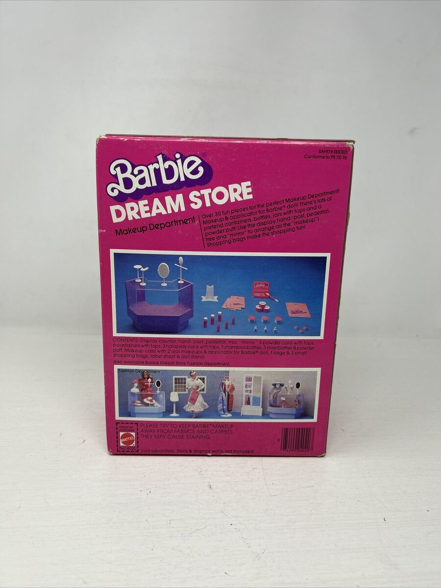 Mattel Barbie Dream Store Makeup Counter Department 4020 1982 eBay