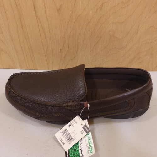 Tom McAn Size 10 Brown Leather Slip On Shoes - worn once - look new - Picture 4 of 19