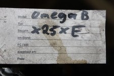 Motor Ohne Anbauteile X25XE Opel Omega 2.5 V6 B