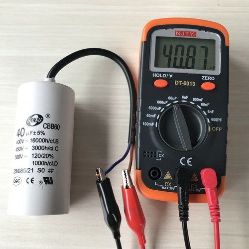 CBB60 30UF/35UF/40UF/45UF/50UF/60UF/70UF/80UF/100UF 450VAC 450VAC Kondensator (Draht) - Bild 5 von 7
