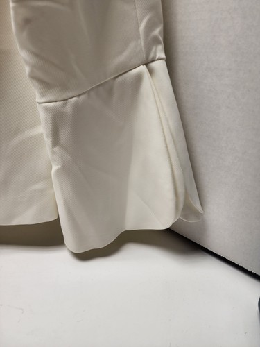 White House Black Market Blazer Jacket Bell Sleeves All White multiple sizes - Picture 3 of 12