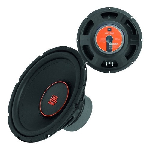 PAIRE DE SUBWOOFERS DE VOITURE JBL GX1200 haute performance 1000 watts 12" 4 ohms SVC SUB - Photo 1 sur 6