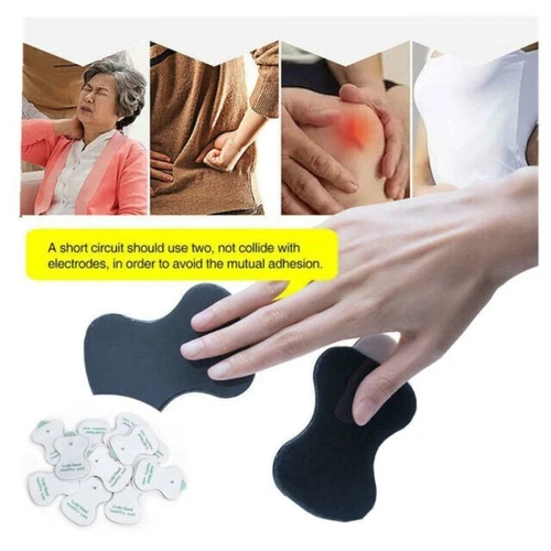 50PCS Massager & Electrode Snap On Replacement Pads For Pulse Tens Unit US - Picture 12 of 17