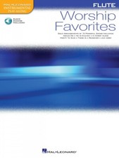 Worship Favorites Instrumental Play-Along for Flute Sheet Music Book 000842501