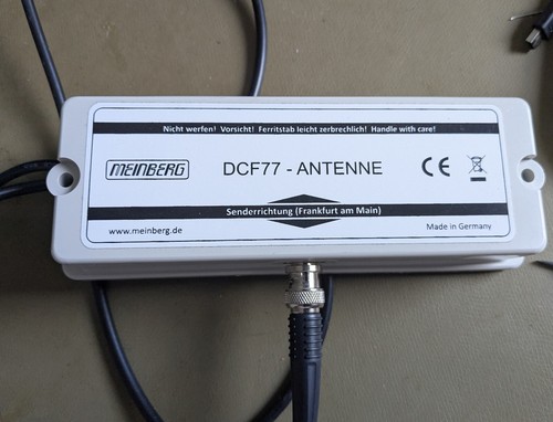 Meinberg Rechner Funkuhr PZF180PEX für DCF77 mit Antenne - Photo 4/4