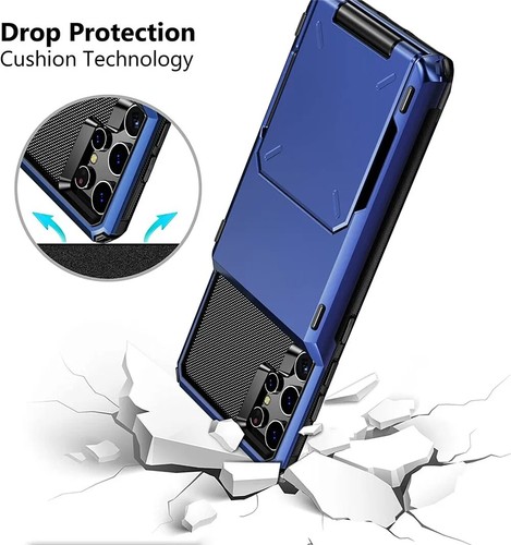Pour Samsung A14 A12 A13 A24 A34 A54 Coque Téléphone Antichoc avec Housse Porte Carte - Photo 4 sur 19