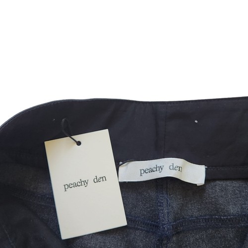 Pantalones para mujer Peachy Den The Willow de cuero sintético pierna ancha talla pequeña - Imagen 4 de 5