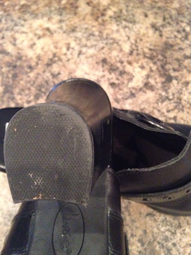 Born Concept Damen-Clogschuh mit Absatz hinten offen schwarz Leder EU 42 US 10 #C14303 - Bild 11 von 12