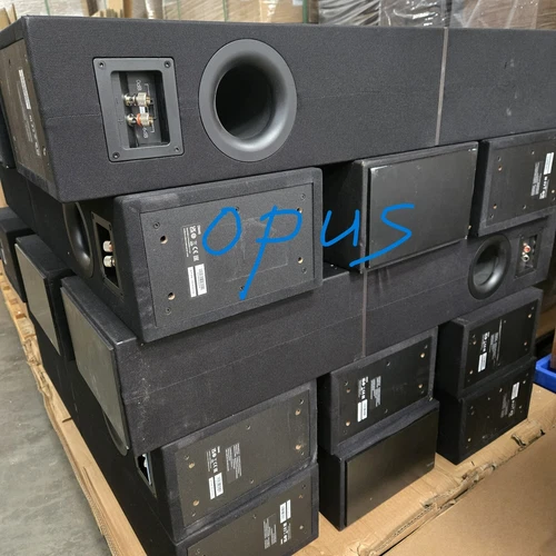 Definitive Technology Dymension DM40 4.5” Slim Tower Speaker(Pair) Black(Used)c