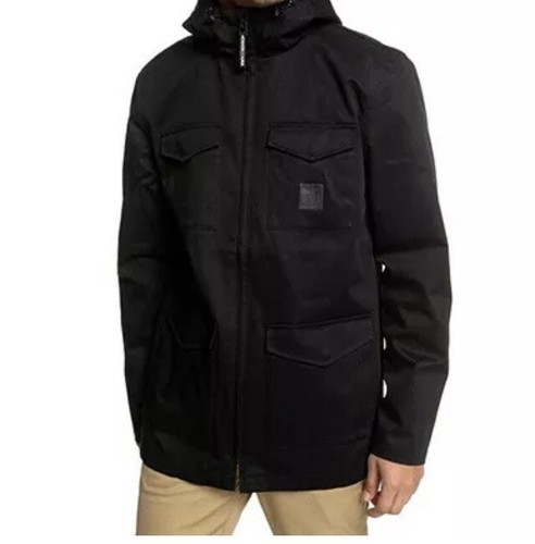 Boys size 10 DC Black Mastaford Water Resistant Hooded Jacket *BNWT RRP $99.99 - Picture 3 of 4