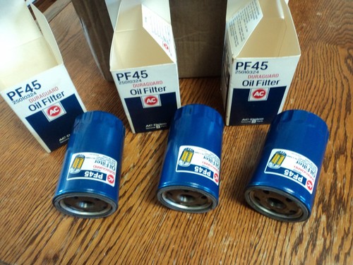 Lot of 3) AC/Delco Oil Filters PF45 Buick Chevy Cadillac GMC Olds Pontiac Diesel - Picture 3 of 3