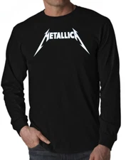 METALLICA LOGO PUNK ROCK BAND long sleeve shirt Men's Sizes