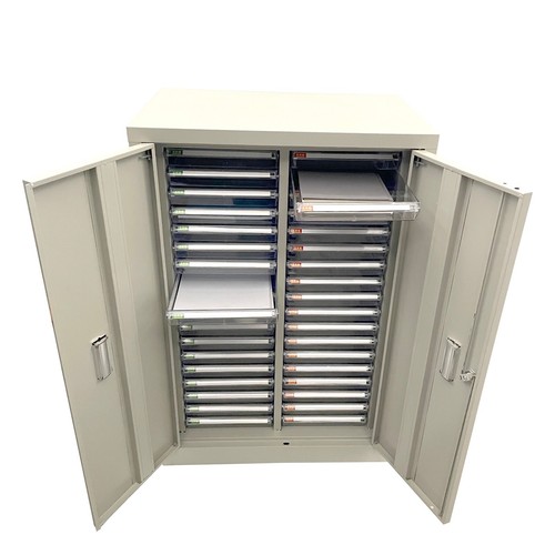 Office Metal File Cabinet 36 Drawers Paper Documents Filing Cabinet with Doors - Picture 12 of 24