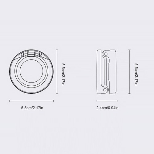 Magnetic Car Phone Holder Foldable Navigation Bracket for iPhone Samsung Xiaomi - Photo 10 sur 11