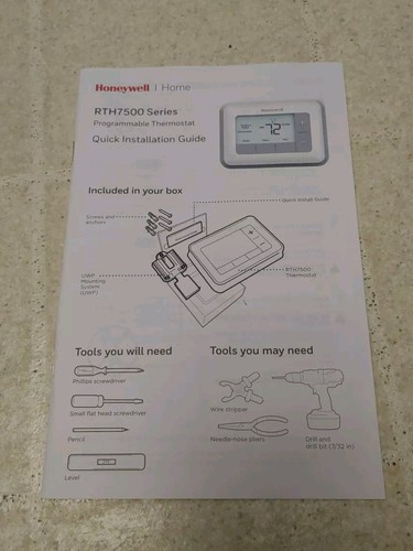 Honeywell T5 7 Day Programmable Thermostat RTH7560E (OB) - Picture 4 of 7