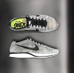 flyknit racer oreo