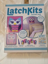 LatchKits Owl Mini Rug Latch Hook Kit New Sealed Craft Kit Gift