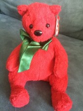TY BEANIE BABIES COLLECTION 2000 RED MISTLETOE BEAR - BRAND NEW WITH TAGS