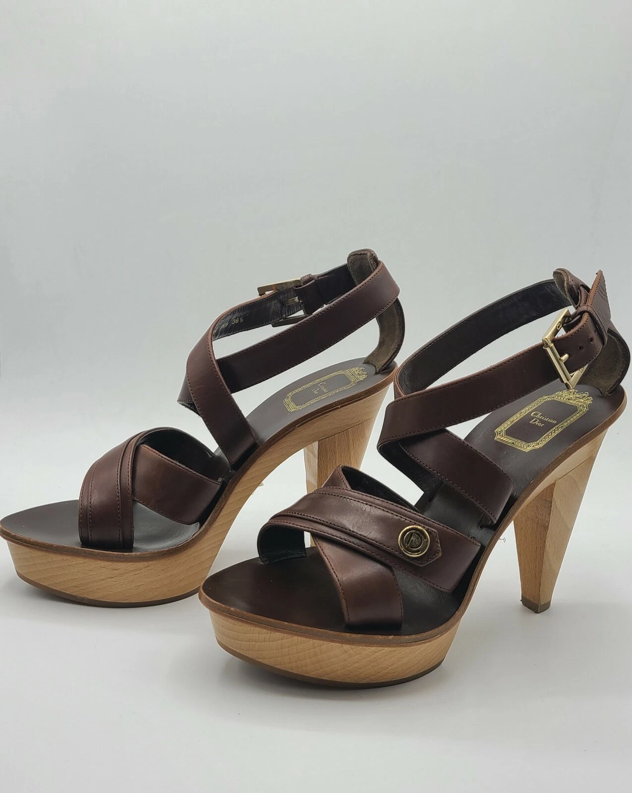 Sandales plate forme Christian Dior UE 36,5 UK 3,5 