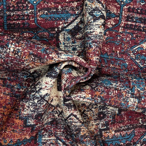 GLN Rugs Narman - Machine Washable Area Rug - Turkish Burgundy Home Rugs - Picture 51 of 63