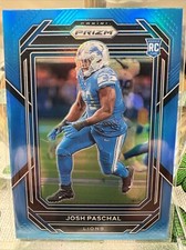 ￼2022 Panini Prizm Josh Paschal RC #389 Light Blue Prizm Detroit Lions
