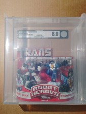 AFA 8.0 of 10 Hasbro Transformers Robot Heroes: Jazz & Thundercracker