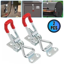 2x Toggle Latch Fastener Steel Adjustable Lock Clamp Anti-rust Clip for Box Case