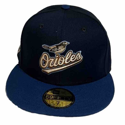 Baltimore Orioles New Era 59Fifty 25th Anniversary Patch 7 Cap Hat $45