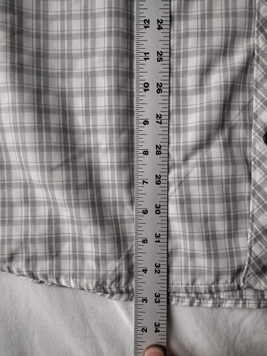 Duluth Alaskan Hardgear Shirt Mens XL Tall Grey Plaid Sockeye Vented Fishing - Picture 7 of 11