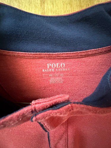 Polo Ralph Lauren 4XB/4TG/4EG Red/  1/4 Snap  / LS  Sweatshirt - Picture 2 of 3