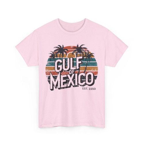 Gulf of Mexico Est 1550 Retro Vintage Beach T-Shirt - Picture 8 of 9