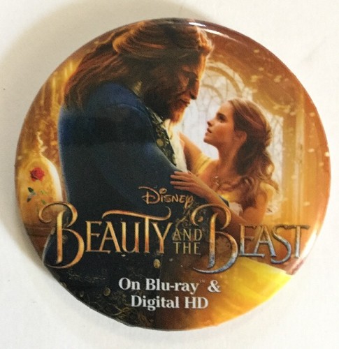 Beauty and the Beast 2017 set of 4 Collectors Buttons Pins Emma Watson Princess - Picture 5 of 5