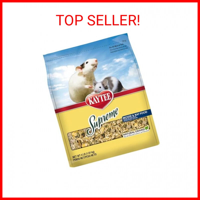 Kaytee Supreme Pet Mouse and Rat Food, 4 lb
