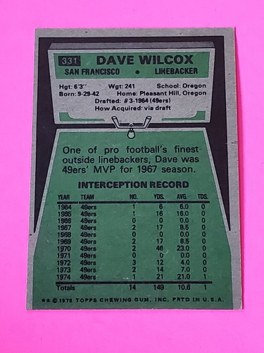 Tarjetas coleccionables de fútbol americano Topps NFL 1975 tú eliges envío gratuito 50 % de descuento en 2 o más - Imagen 130 de 212