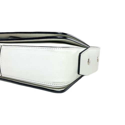 Celine White Medium Biker Case Shoulder Bag - Bild 6 von 8