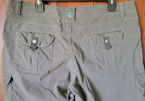 KÜHL Mountain Culture Women 14 Hiking Shorts Vintage Patina Gray Dye Practical - Picture 8 of 19