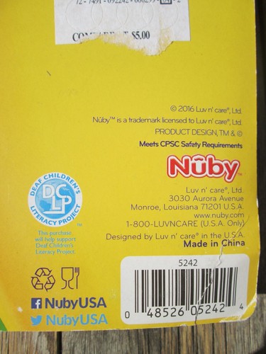 NUEVO Nuby Travel Comida Bebé Set 4 Tenedores y Cucharas Estuche de Viaje 6mo+ Sin BPA - Imagen 4 de 4