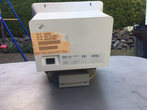 IBM 3482 Info-Window II Terminal / (für z.B. AS400 Workstation) Stromtest OK - Bild 4 von 11
