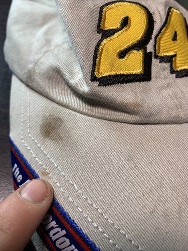 Jeff Gordon Hat Cap Adjustable Chase Authentics Beige Tan Embroidered - Picture 6 of 12