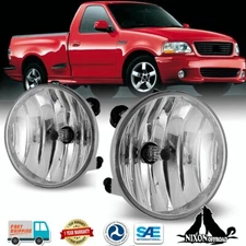 Fog Lights For 2001-2004 Ford F-150 Lightning Driving Bumper Lamps Left+Right