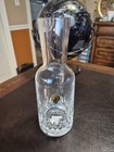 RARE Waterford Lismore carafe lead crystal 9.5" Tall 3.5" Diameter with Tags