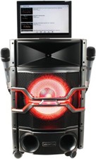 VocoPro 120W Wi-Fi Karaoke System with 14-inch touchscreen