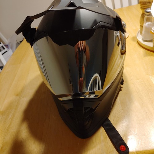 NEW UNUSED GDM BLADE Dual Sport Motocross Helmet Matte Black ATV MEDIUM - Picture 2 of 10