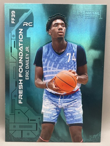 2023 SkyBox Metal Universe Champions #FF39 Eric Dailey Jr. Fresh Foundation Aqua - Picture 1 of 3