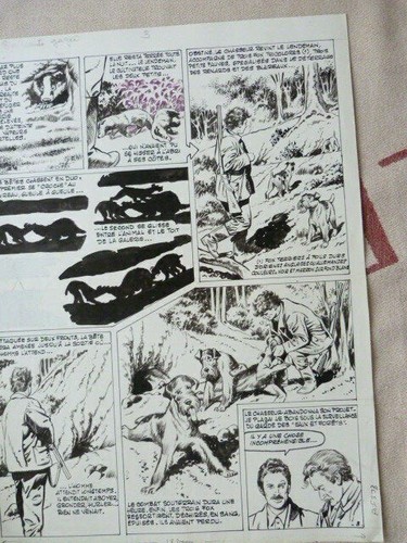 P 1 LOT 4  PLANCHES    DESSIN ORIGINAL NORTIER  VAILLANT PIF TRACTEUR - Picture 3 of 5