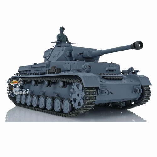 2.4G HengLong 1/16 Scale 7.0 3859 Plastic German Panzer IV F2 RTR BB IR RC Tank - Picture 12 of 12