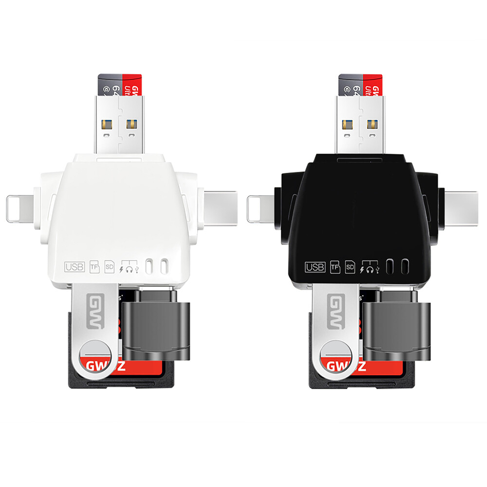 SD Card Reader,USB Type C Memory Card Reader for iPhone 15 USB toSD Card Adapter-image